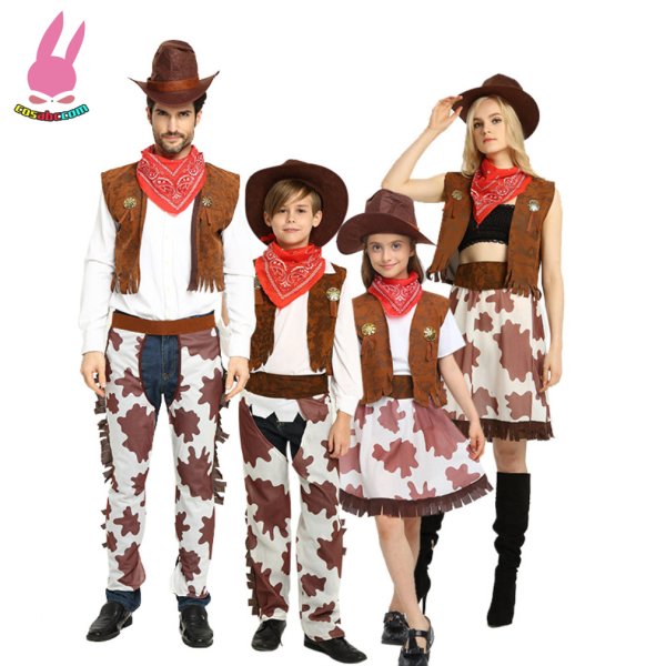 画像2: cosabcハロウィン カウボーイ　子供服 ハット風 コスプレ衣装 イベント 演出服 二次会 コスチューム パーティー ハロウィン (2)