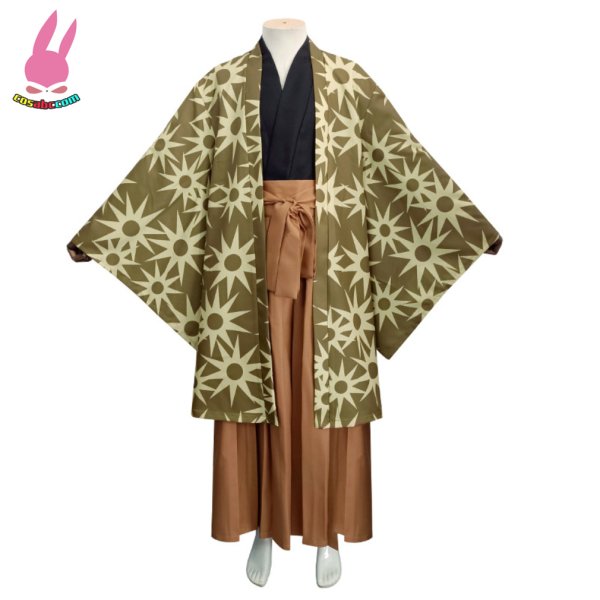 画像1: cosabc鬼滅の刃 風 鋼鐵塚 蛍 風 上弦の二風 コスプレ衣装 イベント 演出服 二次会 コスチューム パーティー ハロウィン (1)