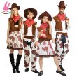 画像1: cosabcハロウィン カウボーイ　子供服 ハット風 コスプレ衣装 イベント 演出服 二次会 コスチューム パーティー ハロウィン (1)