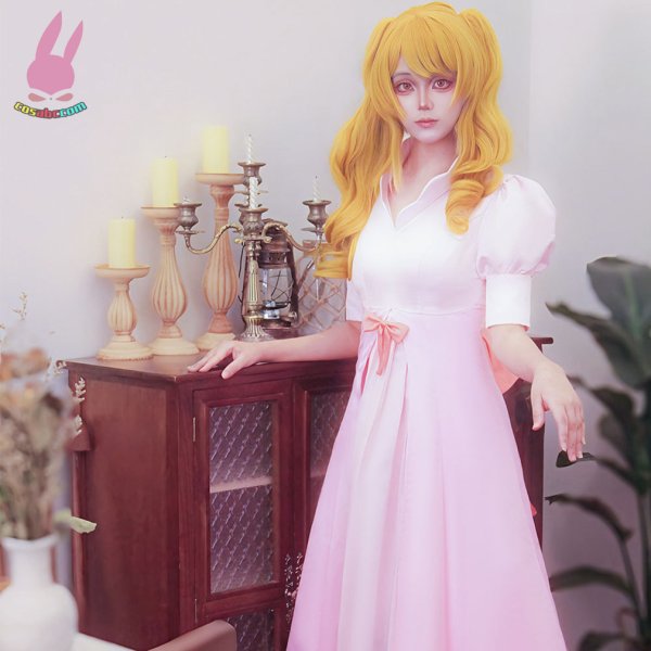 画像1: cosabcONE PIECE　ワンピース　シャーロット・プリン風 コスプレ衣装 イベント 演出服 二次会 コスチューム パーティー ハロウィン (1)
