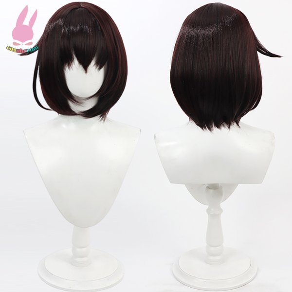 画像1: cosabc対魔忍ユキカゼ風 コスプレウィッグ かつら コスチューム イベント 変装 仮装 パーティー ハロウィン (1)