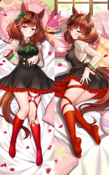 画像1: cosabc  等身抱き枕カバー　ウマ娘   ナイスネイチャ【同人】等身大 抱き枕カバー 2wayトリコット 160×50cm 高品質 セクシー美女 (1)