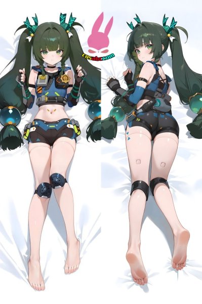 画像1: cosabc  等身抱き枕カバー　ゼンレスゾーンゼロ  青衣【同人】等身大 抱き枕カバー 2wayトリコット 160×50cm 高品質 セクシー美女 (1)