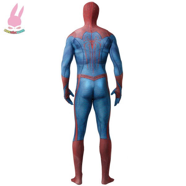 画像2: cosabcTheAmazing Spider-manアメイジング・スパイダーマン　 黄色いアイマスクテージ衣装 弾力と伸縮性あり コスチューム コスプレ衣装　ハロウイン仮装 ハロウインコス (2)