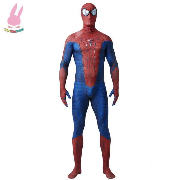 画像1: cosabcTheAmazing Spider-manアメイジング・スパイダーマン　 黒いアイマスクテージ衣装 弾力と伸縮性あり コスチューム コスプレ衣装　ハロウイン仮装 ハロウインコス (1)