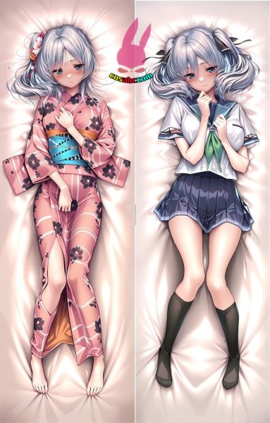 画像1: cosabc  等身抱き枕カバー　アマカノ  地獄谷咲来 じごくだに さら【同人】等身大 抱き枕カバー 2wayトリコット 160×50cm 高品質 セクシー美女 (1)