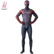 画像1: cosabcSpider man 2マイルズ・モラレス     ブラックスパイダーマン  テージ衣装 弾力と伸縮性あり コスチューム コスプレ衣装　ハロウイン仮装 ハロウインコス (1)