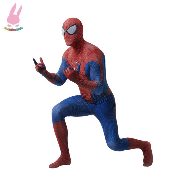 画像3: cosabcTheAmazing Spider-manアメイジング・スパイダーマン　 黒いアイマスクテージ衣装 弾力と伸縮性あり コスチューム コスプレ衣装　ハロウイン仮装 ハロウインコス (3)