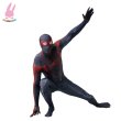 画像2: cosabcSpider man 2マイルズ・モラレス     ブラックスパイダーマン  テージ衣装 弾力と伸縮性あり コスチューム コスプレ衣装　ハロウイン仮装 ハロウインコス (2)