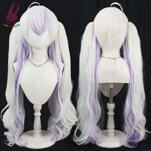 画像1: cosabcバーチャル東 雪蓮   とう せつれん風 コスプレウィッグ かつら コスチューム イベント 変装 仮装 パーティー ハロウィン (1)