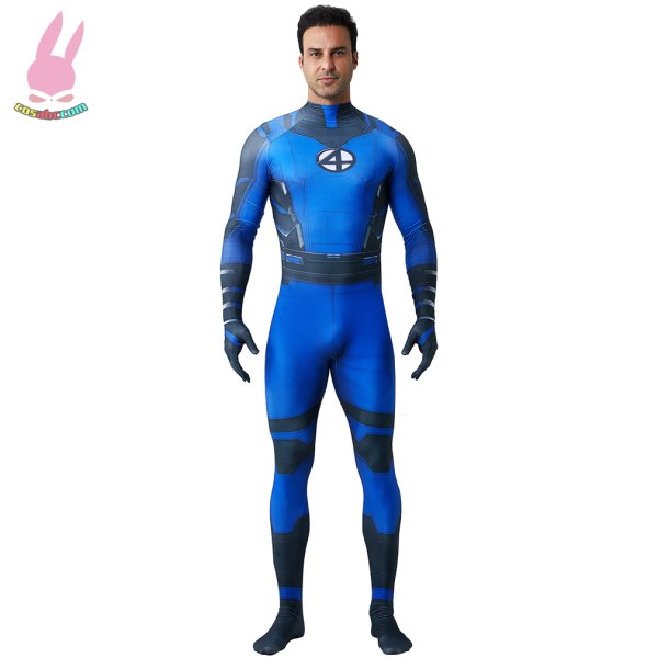 画像1: cosabcMr.Fantastic　ミスター・ファンタスティックテージ衣装 弾力と伸縮性あり コスチューム コスプレ衣装　ハロウイン仮装 ハロウインコス (1)