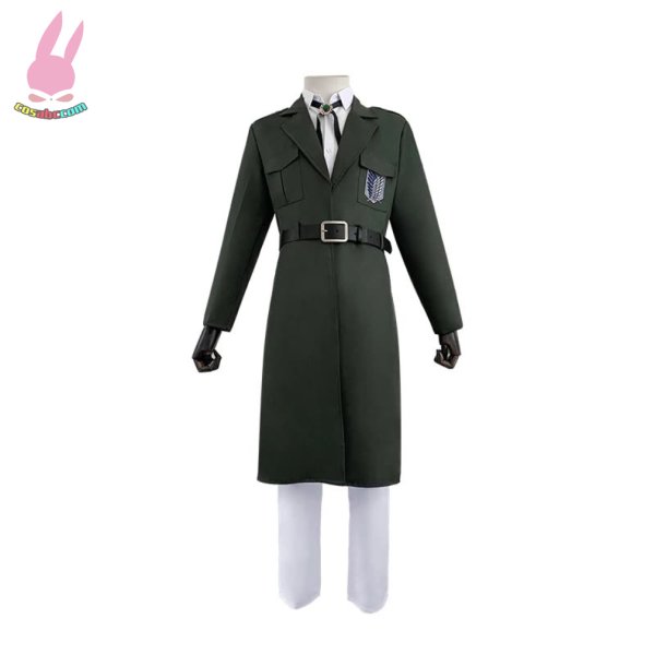 画像1: cosabc進撃の巨人 調査兵団 自由の翼 軍服 団服風 コスプレ衣装 イベント 演出服 二次会 コスチューム パーティー ハロウィン (1)