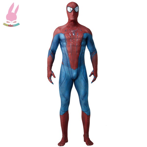 画像1: cosabcTheAmazing Spider-manアメイジング・スパイダーマン　 黒いアイマスク  テージ衣装 弾力と伸縮性あり コスチューム コスプレ衣装　ハロウイン仮装 ハロウインコス (1)