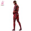 画像2: cosabcThe Flash フラッシュテージ衣装 弾力と伸縮性あり コスチューム コスプレ衣装　ハロウイン仮装 ハロウインコス (2)