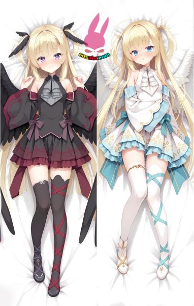 画像1: cosabc  等身抱き枕カバー　天使☆騒々 RE-BOOT  白雪乃愛 しらゆきのあ【同人】等身大 抱き枕カバー 2wayトリコット 160×50cm 高品質 セクシー美女 (1)