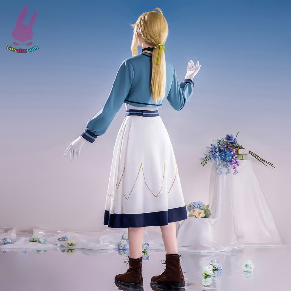 画像2: cosabcサイレント・ウィッチ 沈黙の魔女の隠しごと モニカ エヴァレット 学院服風 コスプレ衣装 イベント 演出服 二次会 コスチューム パーティー ハロウィン (2)