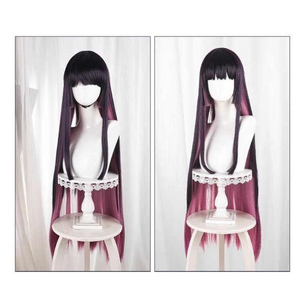 画像6: cosabcロックは淑女の嗜みでして 黒鉄音羽 くろがねおとは 風 コスプレウィッグ かつら コスチューム イベント 変装 仮装 パーティー ハロウィン (6)