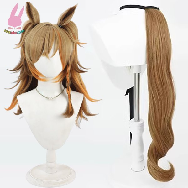 画像2: cosabc ウマ娘プリティーダービー　ブラストワンピース 風 コスプレウィッグ かつら コスチューム イベント 変装 仮装 パーティー ハロウィン (2)