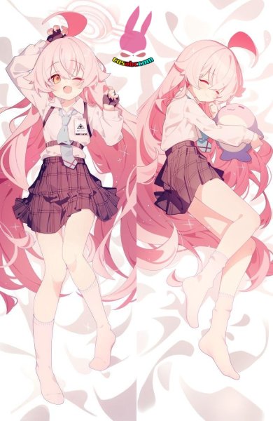 画像1: cosabc  等身抱き枕カバー　小鳥遊ホシノ【同人】等身大 抱き枕カバー 2wayトリコット 160×50cm 高品質 セクシー 美女 (1)