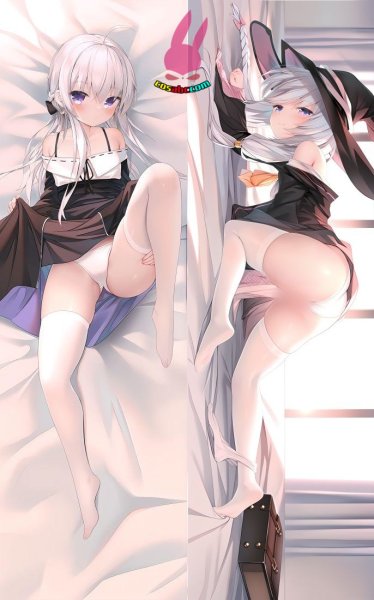 画像1: cosabc  等身抱き枕カバー　イレイナ【同人】等身大 抱き枕カバー 2wayトリコット 160×50cm 高品質 セクシー 美女 (1)