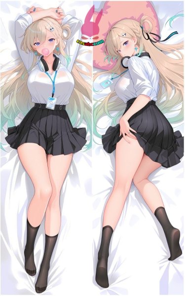 画像1: cosabc  等身抱き枕カバー　リンネー【同人】等身大 抱き枕カバー 2wayトリコット 160×50cm 高品質 セクシー 美女 (1)