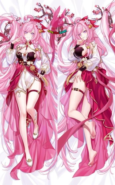 画像1: cosabc  等身抱き枕カバー　崩壊3rd  エリシア【同人】等身大 抱き枕カバー 2wayトリコット 160×50cm 高品質 セクシー 美女 (1)