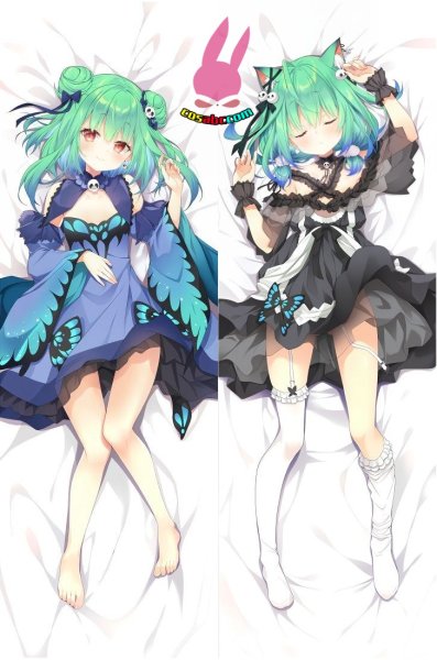 画像1: cosabc  等身抱き枕カバー　ホロライブ  潤羽るしあ うるはるしあ【同人】等身大 抱き枕カバー 2wayトリコット 160×50cm 高品質 セクシー 美女 (1)