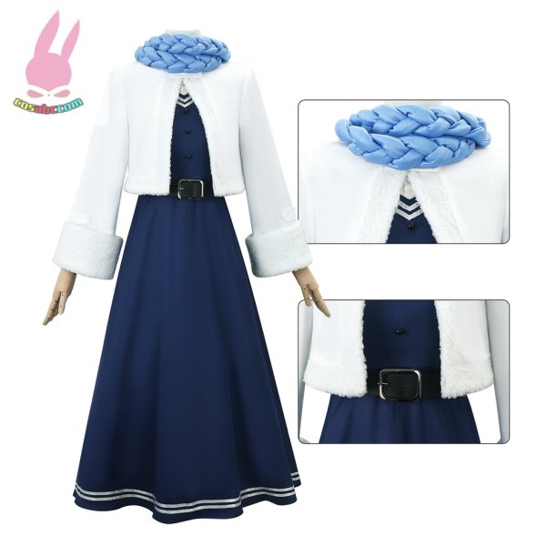 画像2: cosabc葬送のフリーレン　フェルン　冬服 日常風 コスプレ衣装 イベント 演出服 二次会 コスチューム パーティー ハロウィン (2)