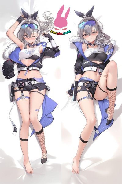 画像1: cosabc  等身抱き枕カバー　スターレイル  銀狼 ぎんろう【同人】等身大 抱き枕カバー 2wayトリコット 160×50cm 高品質 セクシー 美女 (1)