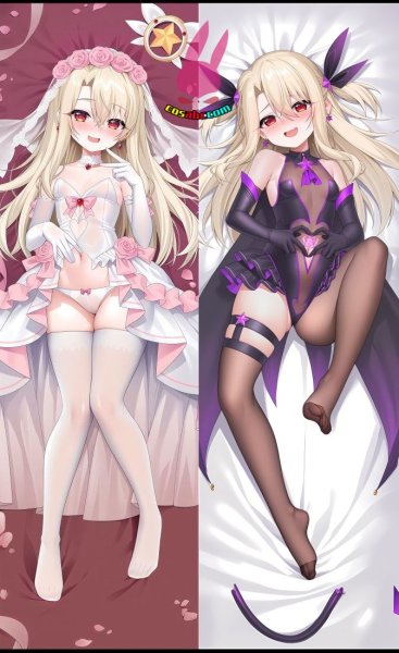 画像1: cosabc  等身抱き枕カバー　Fate/kaleid liner プリズマ☆イリヤ  イリヤスフィール・フォン・アインツベルン【同人】等身大 抱き枕カバー 2wayトリコット 160×50cm 高品質 セクシー 美女 (1)