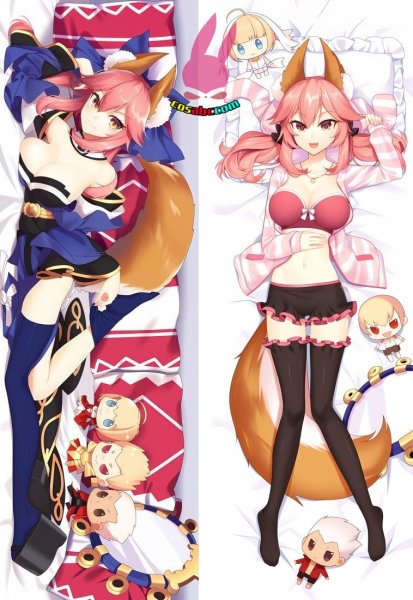 画像1: cosabc  等身抱き枕カバー　Fate  玉藻の前 たまものまえ【同人】等身大 抱き枕カバー 2wayトリコット 160×50cm 高品質 セクシー 美女 (1)