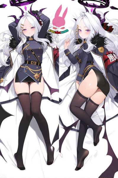 画像1: cosabc  等身抱き枕カバー　ブルーアーカイブ  空崎ヒナ【同人】等身大 抱き枕カバー 2wayトリコット 160×50cm 高品質 セクシー 美女 (1)