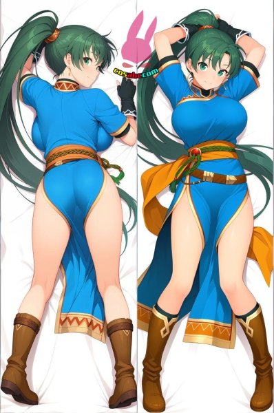 画像1: cosabc  等身抱き枕カバー　ファイアーエムブレム  リンディス【同人】等身大 抱き枕カバー 2wayトリコット 160×50cm 高品質 セクシー 美女 (1)