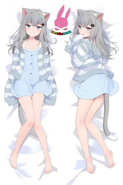 画像1: cosabc  等身抱き枕カバー　甘城なつき  猫羽雫 ねこはしずく【同人】等身大 抱き枕カバー 2wayトリコット 160×50cm 高品質 セクシー 美女 (1)