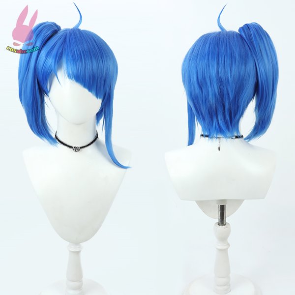 画像1: cosabcひろがるスカイ！プリキュア 風 ソラ・ハレワタール風 コスプレウィッグ かつら コスチューム イベント 変装 仮装 パーティー ハロウィン (1)