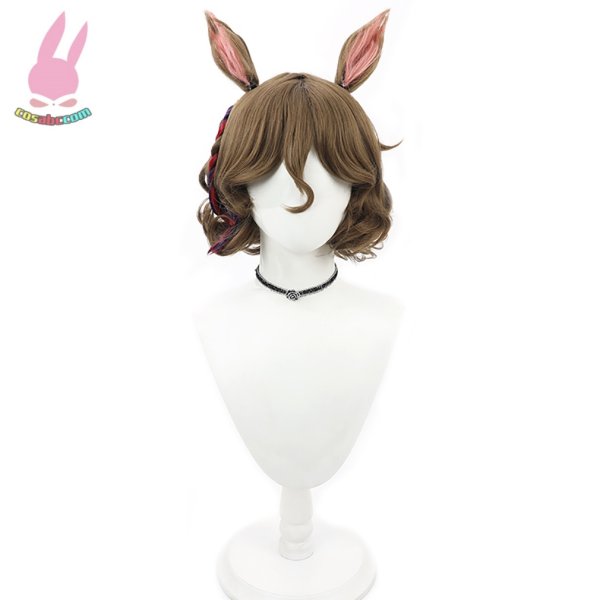 画像2: cosabcウマ娘 プリティーダービー タップダンスシチー風 コスプレウィッグ かつら コスチューム イベント 変装 仮装 パーティー ハロウィン (2)