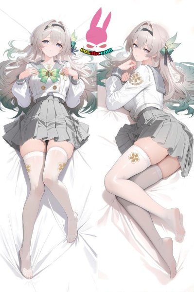 画像1: cosabc  等身抱き枕カバー　崩壊：スターレイル  ホタル【同人】等身大 抱き枕カバー 2wayトリコット 160×50cm 高品質 セクシー 美女 (1)
