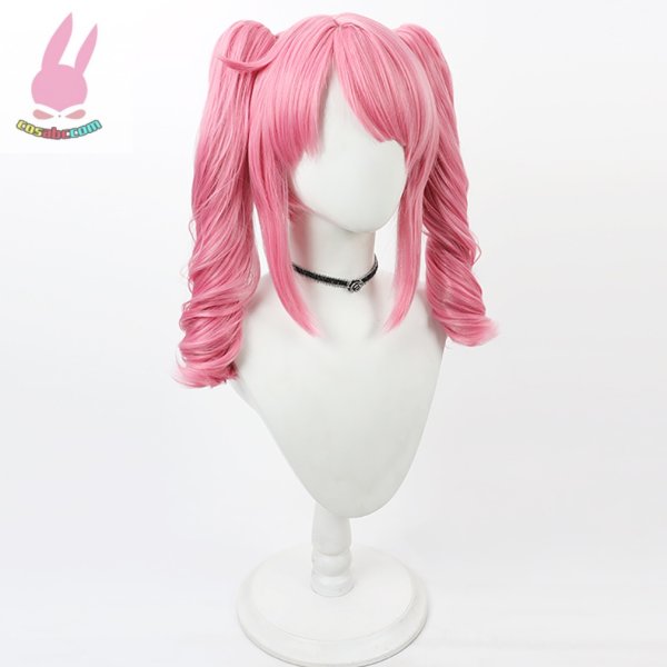 画像3: cosabc魔法少女にあこがれて まほあこ 花菱 はるか はなびし　はるか 風 コスプレウィッグ かつら コスチューム イベント 変装 仮装 パーティー ハロウィン (3)