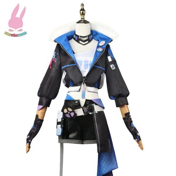 画像2: cosabc崩壊：スターレイル 銀狼 ぎんろう風 衣装 イベント 演出服 二次会 コスチューム パーティー ハロウィン (2)