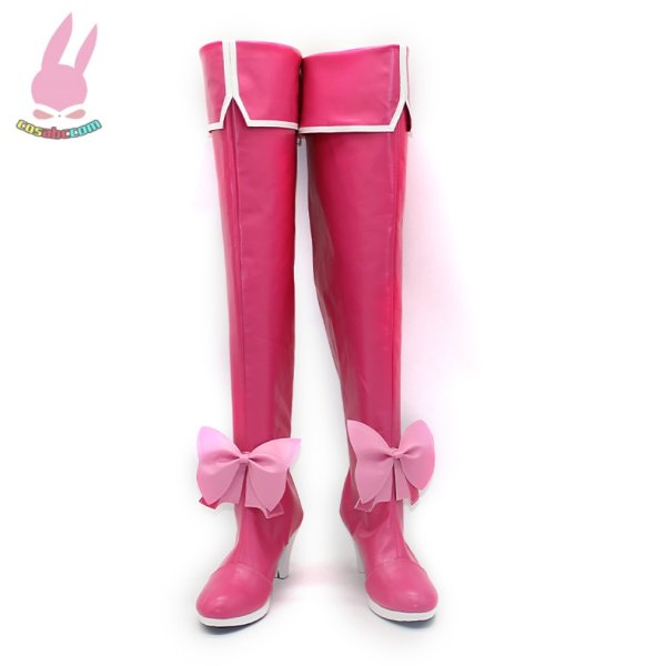 画像1: cosabc魔法少女にあこがれて 　花菱 はるか はなびし風 コスプレ靴 コスチューム コスプレシューズ イベント ハロウィン (1)