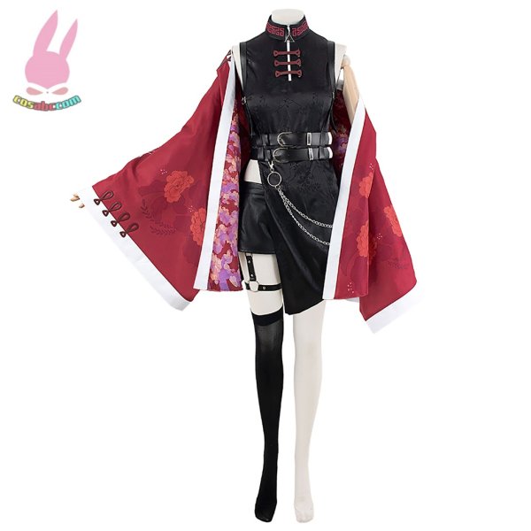 画像1: cosabcバーチャルライバー VTuber アンジュ・カトリーナ風 コスプレ衣装 イベント 演出服 二次会 コスチューム パーティー ハロウィン (1)