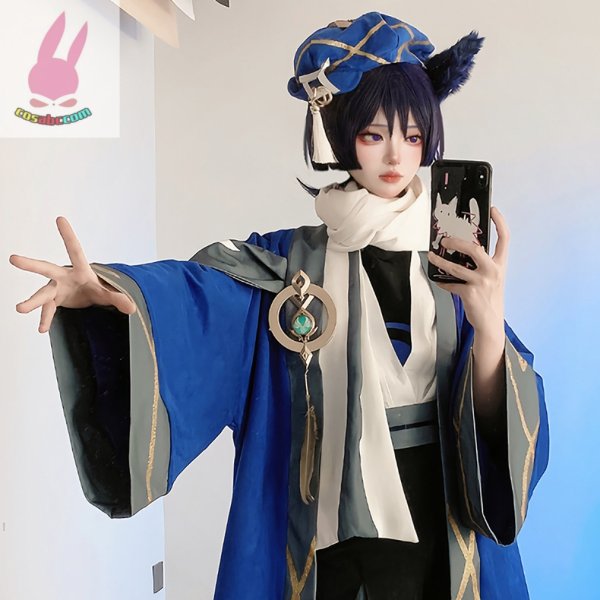 画像3: cosabc 原神　コスプレ　スカラマシュ　散兵　放浪者風 コスプレ衣装 イベント 演出服 二次会 コスチューム パーティー ハロウィン (3)