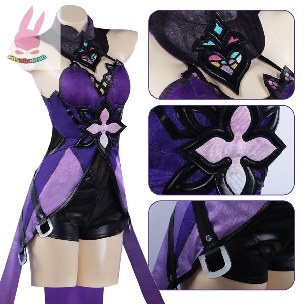 画像2: cosabc 崩壊：スターレイル ブラックスワン Black Swan風 衣装 イベント 演出服 二次会 コスチューム パーティー ハロウィン (2)