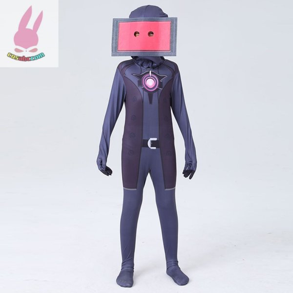 画像17: cosabcスキビディトイレ トイレマン カメラマンテージ衣装 弾力と伸縮性あり コスチューム コスプレ衣装　ハロウイン仮装 ハロウインコス (17)