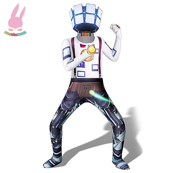 画像5: cosabcスキビディトイレ トイレマン カメラマンテージ衣装 弾力と伸縮性あり コスチューム コスプレ衣装　ハロウイン仮装 ハロウインコス (5)