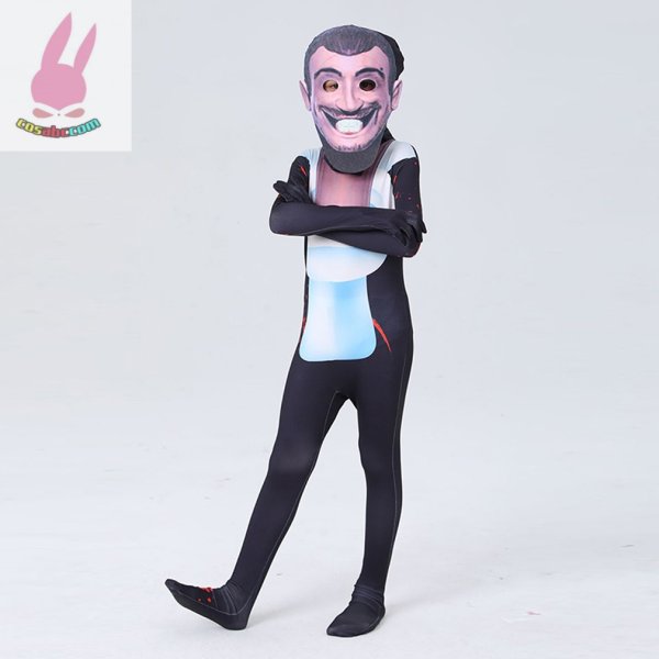 画像12: cosabcスキビディトイレ トイレマン カメラマンテージ衣装 弾力と伸縮性あり コスチューム コスプレ衣装　ハロウイン仮装 ハロウインコス (12)