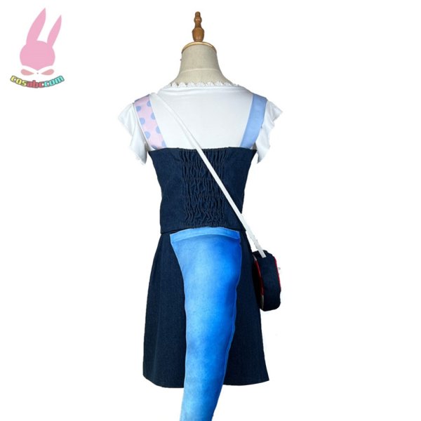 画像3: cosabc ホロライブ hololive VTuber Gawr Gura がうる・ぐら かわいサメちゃん 尻尾付け コス服風 コスプレ衣装 イベント 演出服 二次会 コスチューム パーティー ハロウィン (3)