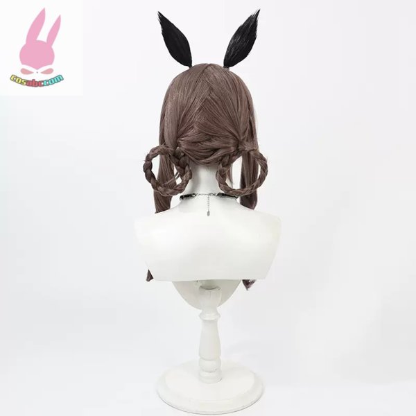 画像4: cosabcウマ娘 プリティーダービー ジェンティルドンナ風 コスプレウィッグ かつら コスチューム イベント 変装 仮装 パーティー ハロウィン (4)