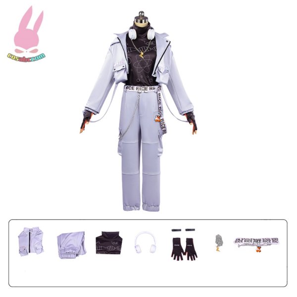画像6: cosabc Identity V アイデンティティ V　囚人B.Duck 連動 コス服風 コスプレ衣装 イベント 演出服 二次会 コスチューム パーティー ハロウィン (6)