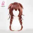 画像4: cosabcホロライブ hololive VTuber　戌神ころね　いぬがみ ころね　髪　耳付け　風 コスプレウィッグ かつら コスチューム イベント 変装 仮装 パーティー ハロウィン (4)